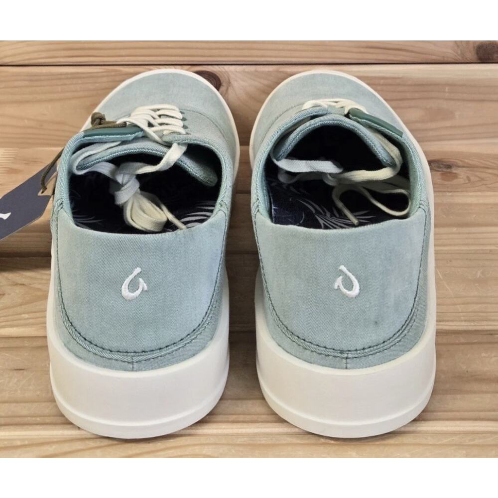 Olukai Tradewind Island Lace Up Boat Beach Bamboo Shoes Mens 11 NEW Fast Ship - Picture 5 of 10